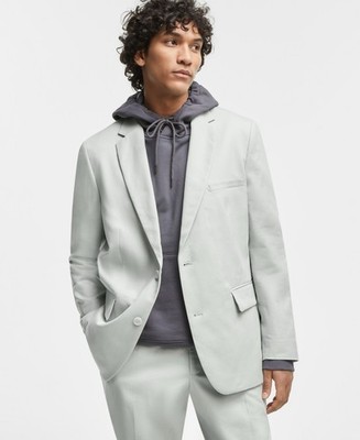 Mode of One Men's Slim-Fit casual business Blazer color Iced Mint size S