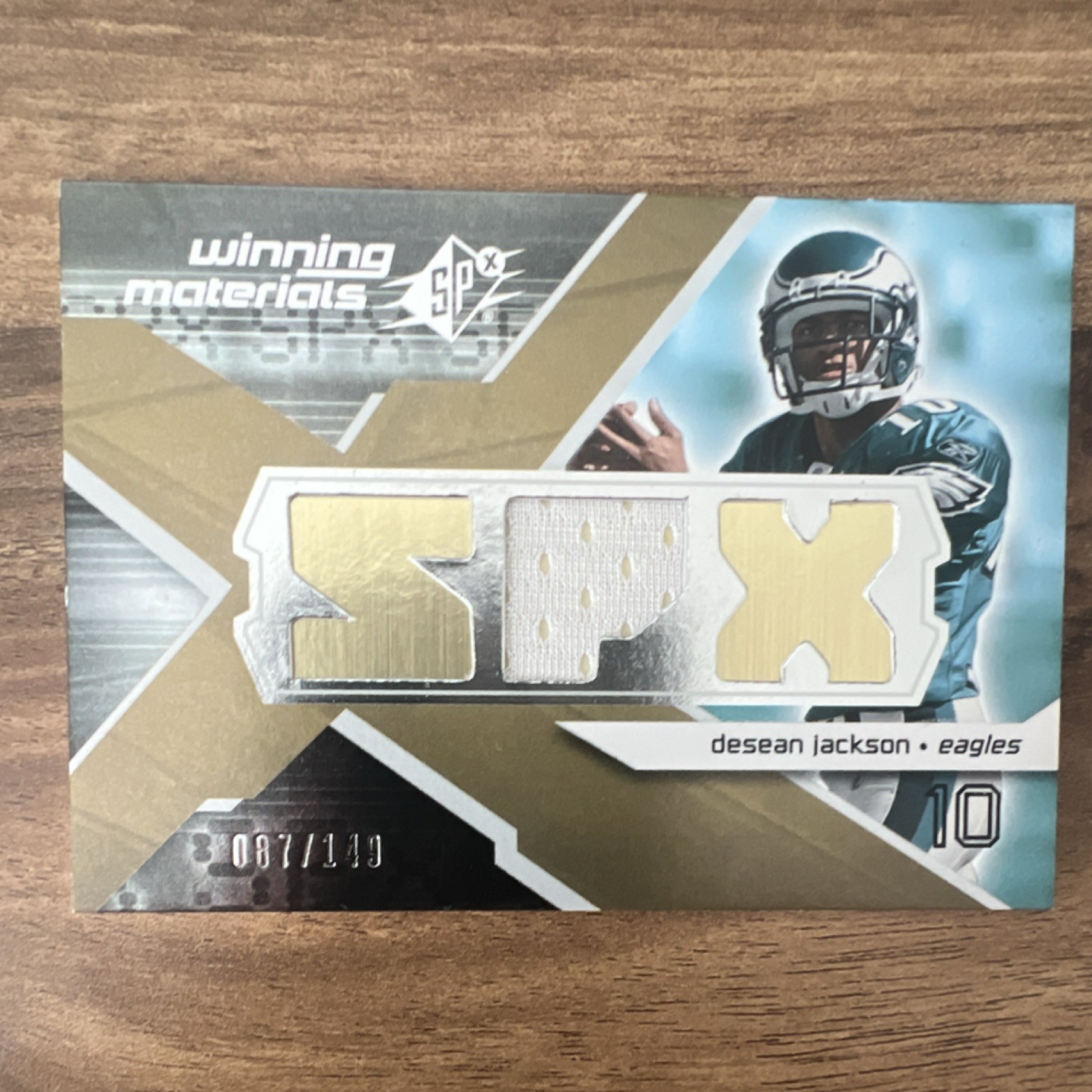 DeSean Jackson SPx Winning Materials #RMDJ NFL Patch