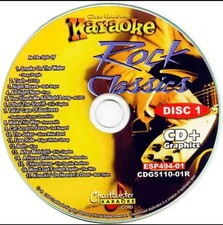 ROCK CLASSICS KARAOKE CDG 5110-01 ZZ TOP,TED NUGENT,AMERICA,ERIC CLAPTON
