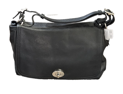 Coach Coach Legacy Leather Romy Top Handle Handbag 22383 BLACK for