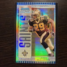 2005 Bowman Chrome Silver Refractor #34/50 Josh Bullocks Football  #189