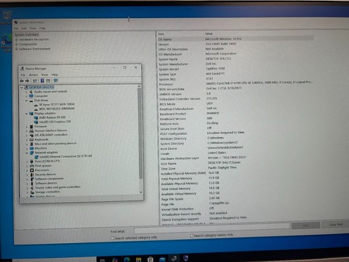 Dell Optiplex 7050 SFF i7-6700, 16GB RAM, 128GB SSD 1TB HDD, W10, AMD R5 430 #95 - Bild 4 von 4