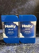 2 X Hally Shade Stix Temporary Hair Makeup 12ML each , Color BLUE