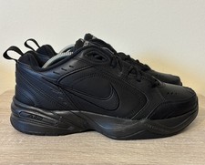 Nike Air Monarch IV Triple Black 415445-001 Mens size 10