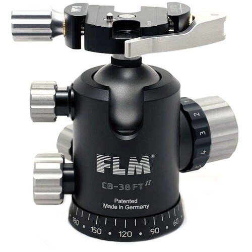 FLM CB-38FTR Ball Head and QLB-50 Quick Release Clamp  Excellent Condition