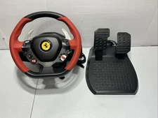 Thrustmaster Ferrari 458 Spider Racing Wheel & Pedals Tested Working