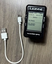 Lezyne Macro GPS Bike Computer - GPS, Wireless, Black - Cycling Bike Attachment