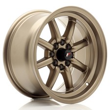 Un cerchio Cerchi JR Wheels JR19 15x8 ET0 4x100/114 Bronzo opaco