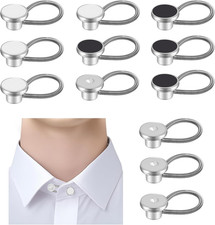 12 PCS Shirt Collar Button Extenders for Men'S Dress Shirts, Comfortable Neck Bu