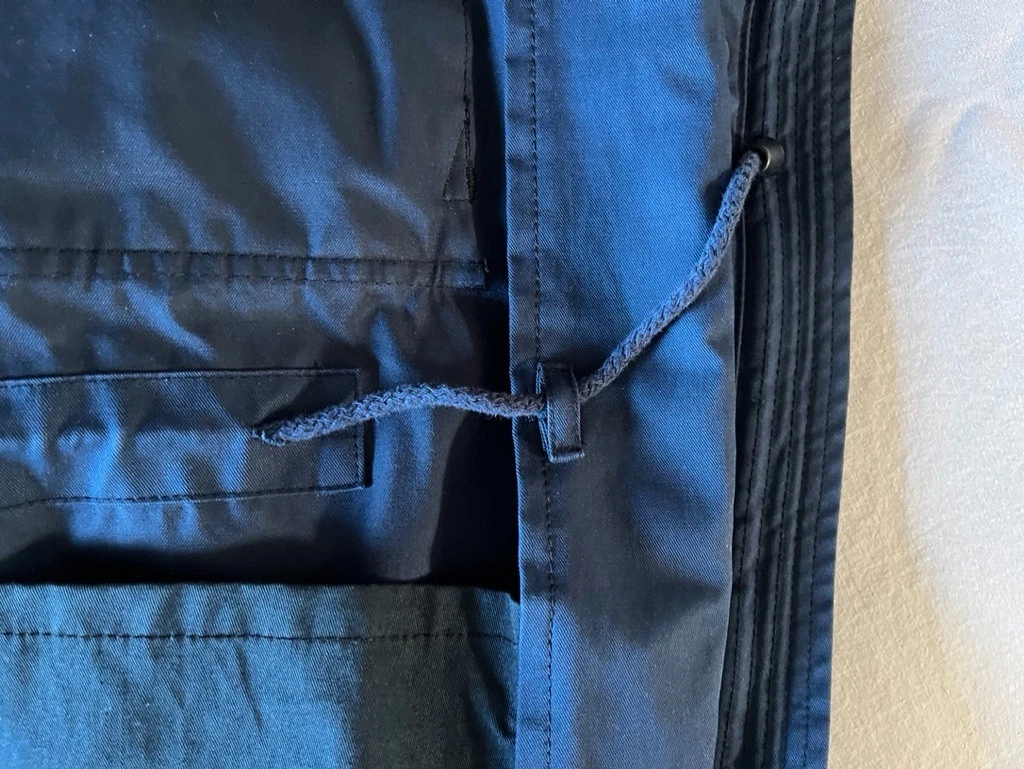 Rag & Bone mens size 40R cotton blue military field jacket, excellent. - product detail image 12