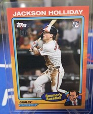 2024 Topps X Chris Berman Boomer's Baseball-Jackson Holliday #17 Orange /10 (RC)