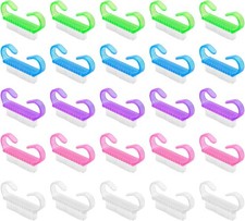25 Pcs Handle Grip Nail Brush, Fingernail Scrub Cleaning Brushes for Nails and