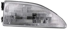 1590243 Headlight Assembly  Fits Select Ford Models Clear Passenger Side