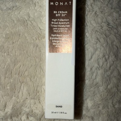 MONAT Cream SPF 40  Broad Spectrum Moisturizer Sand Shade NEW