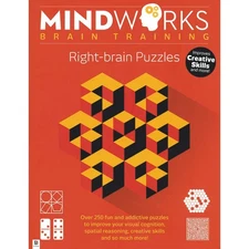 Mindworks Brain Training: Right-Brain Puzzles - flexibound Hinkler Books