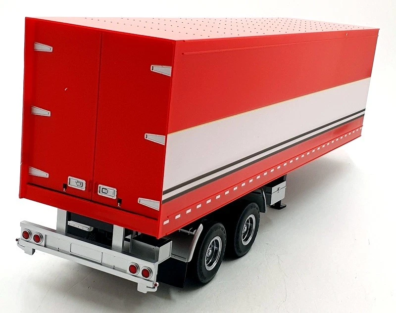 KK Scale Road Kings 1/18 Scale RK180160 Semi Automatic Truck Trailer Red/White - Image 2 of 4
