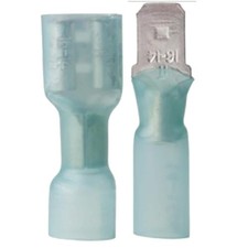 16-14 Female,Blue Marine Grade Heat Shrink Disconnects (100-Piece)