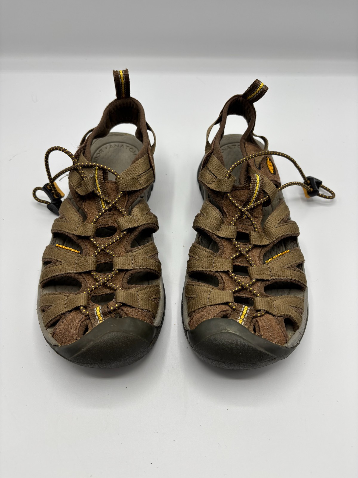 Sandali Keen uomo unisex marroni impermeabili taglia US 6 da passeggio escursionismo