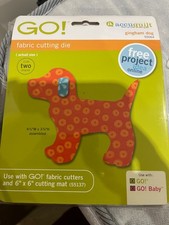 Accuquilt Gingham dog cutting die brand new sealed
