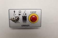OMRON PCI FRONT PANEL ROBOT CONTROL WITH E-STOP & SWITCHES 32546-10358