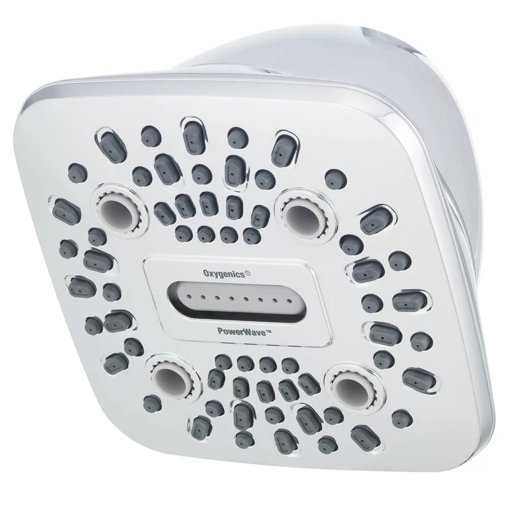 4.5 Насадка для душа Power Wave 6 Spray Water Sense Хромированная - Oxygenics