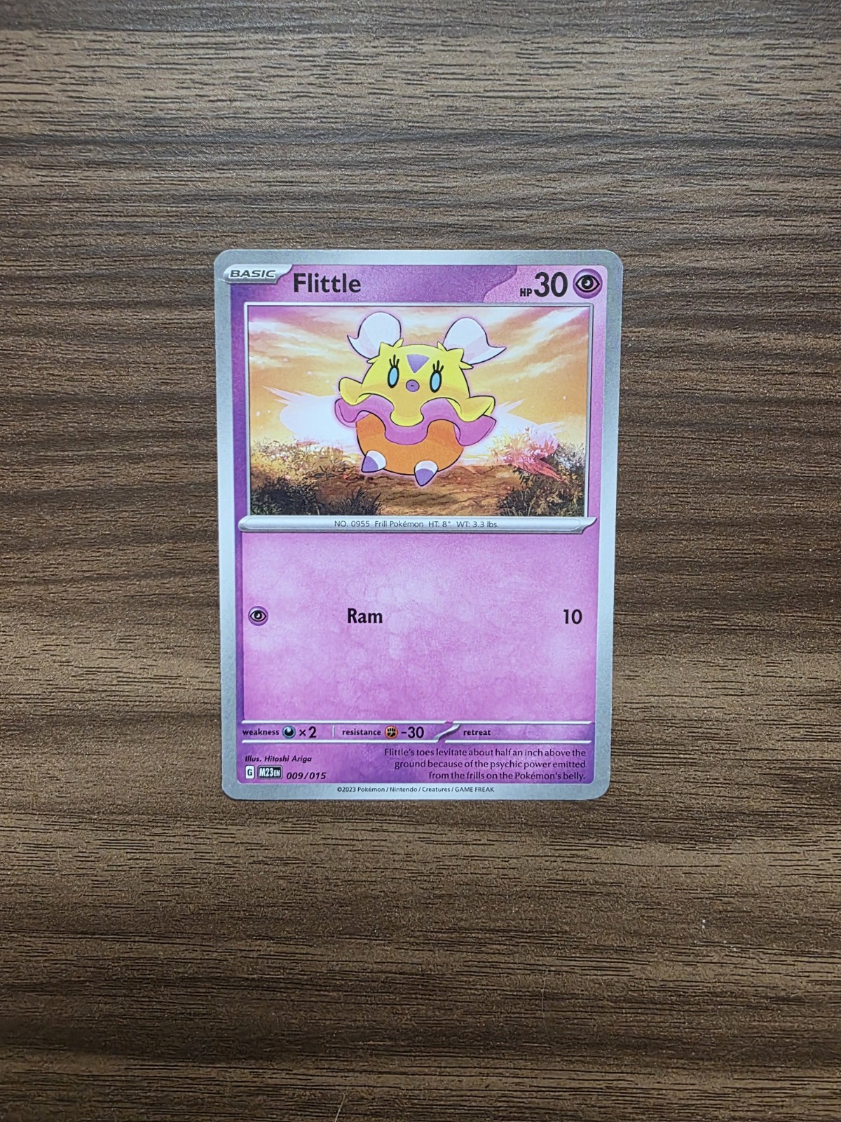 Flittle 9/15 McDonald's 2023 Pokemon Card