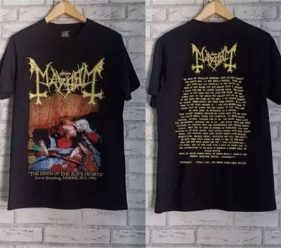 Mayhem Shirt, Mayhem Hearts Dawn Sleeve Band T-shirt S-5XL Unisex