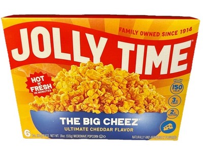 Jolly Time The Big Cheez Ultimate Cheddar Flavor Microwave Popcorn 18 oz