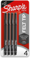 Sharpie Felt Tip Pens Fine Point .4Mm Felt Tip Markers Journaling Pens Art Dra