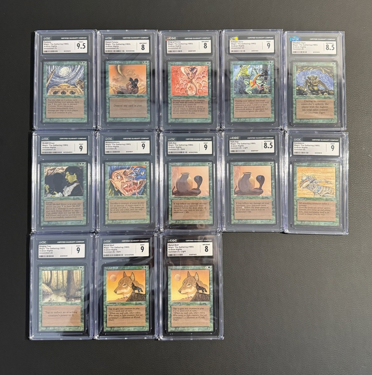 Mtg Arabian Nights Complete Set CGC 8+ | eBay