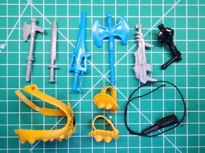 Accessories Pack (10) Masters of the Universe 1980s Vintage MOTU (Incomplete)