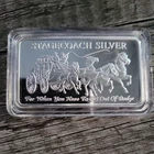 Stagecoach 1 Troy Oz Silver Bar .999 Fine Dividable Bullion w/ Protective Case