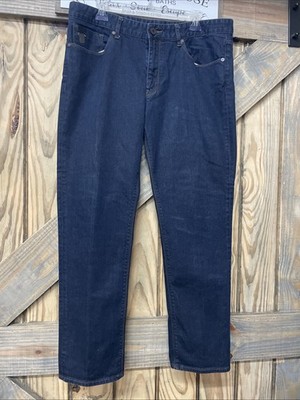 Marc Ecko Men's Blue Jeans 36x30 Dark Wash Cut Sew Denim