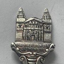 Hearst Castle Monument San Simeon Vintage Souvenir Spoon Collectible