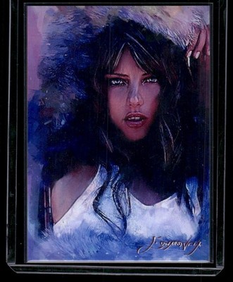 Nicole Marie Lenz Limited Ed. Art Card No. 5 #28/50 Auto Signed by Edward Vela