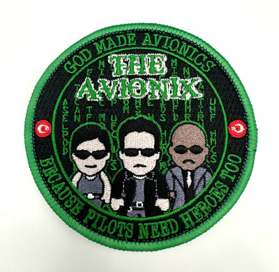 THE AVIONIX -MATRIX THEME -GOD MADE AVIONICS -HIGH QUALITY EMBROIDERED
