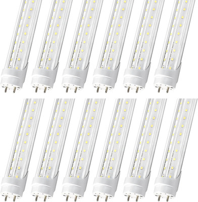 T8 LED Tube Lights 4FT 12 Pack 36W 4680LM Daylight White - Ballast Bypass