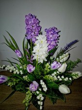 Blumengesteck Kunstblumen Tischgesteck künstlich Tischdeko Kunstgesteck Gesteck