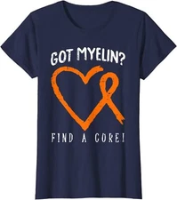 Got Myelin? Multiple Sclerosis Awareness Ms Warrior Ladies' Crewneck T-Shirt