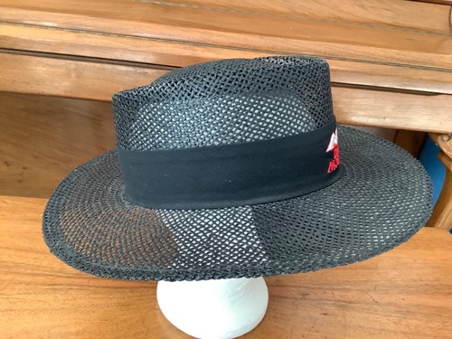 Imperial Headwear DESERT MOUNTAIN Golf STRAW HAT Black Size Small/Medium USA - Picture 4 of 8