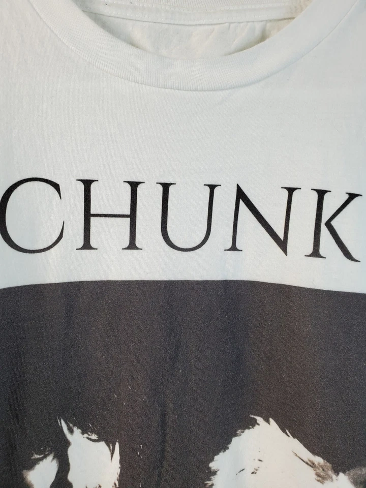 Camiseta masculina manga curta Chunk branca gola redonda Staring at Flames XL - Imagem 4 de 4