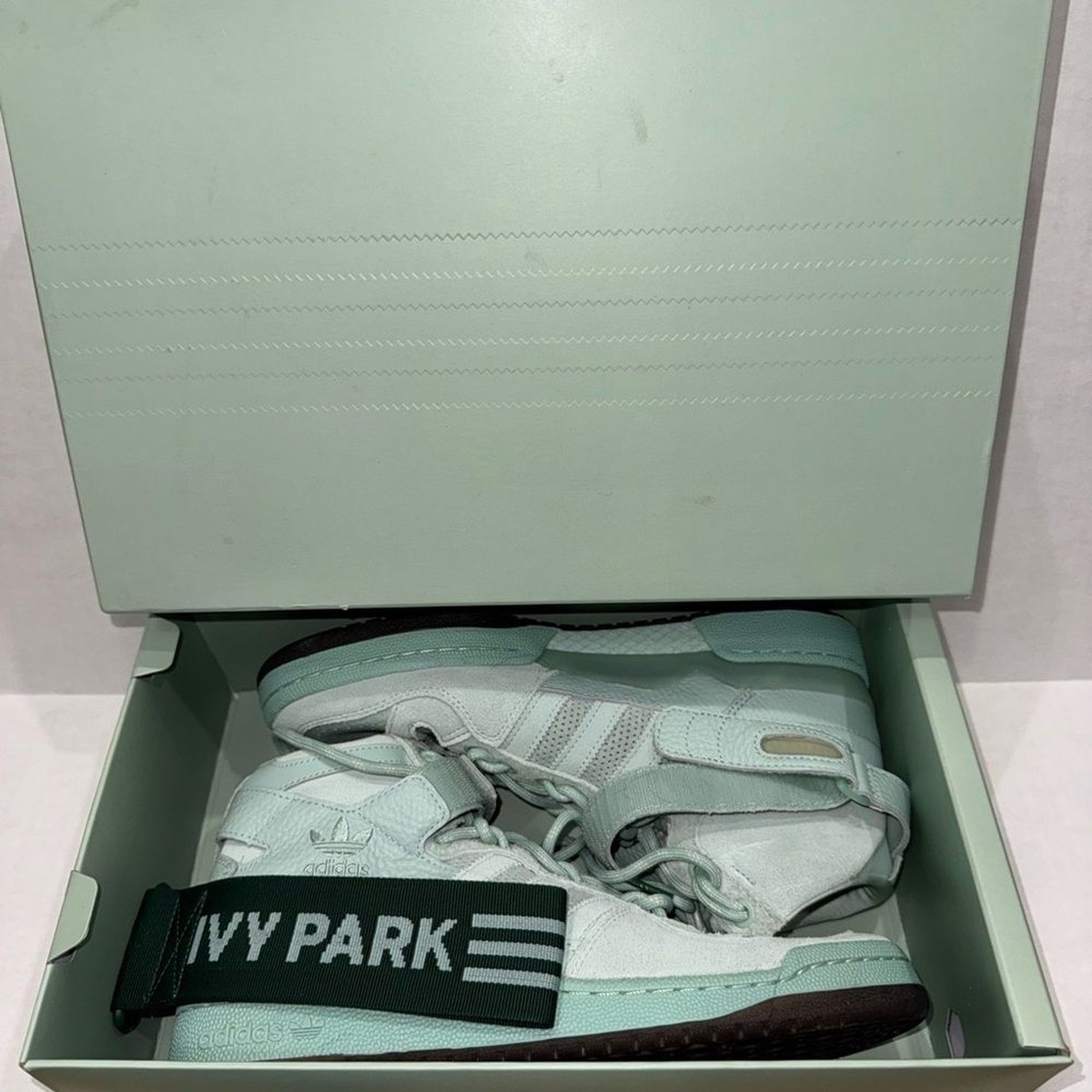 Adidas x Beyonce Ivy Park Forum Mid Shoe Mens Green Tint FZ4387 Size