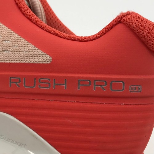 Wilson Womens Rush Pro 3.5 Tennis Shoes Orange WRS327320 Color Block Mesh 8.5M - Picture 11 of 12
