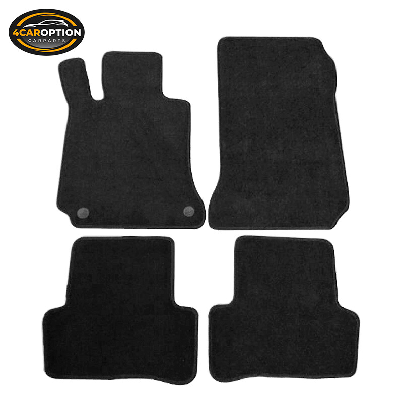 Fits 08-11 Mercedes Benz W204 C-Class Floor Mats Carpet Front Rear ...