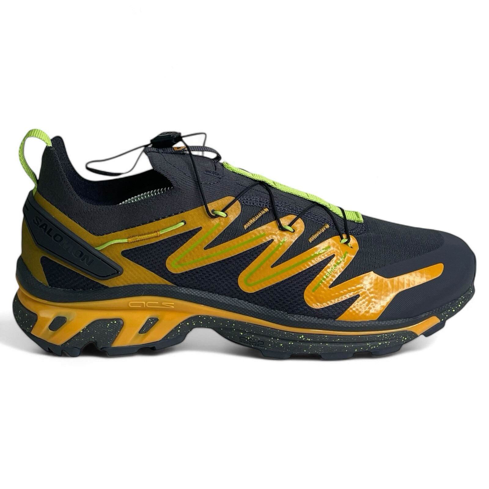 Scarpe da corsa Salomon XT Rush 2 ebano arancione fiammeggiante escursionismo uomo taglia 8 donna 9