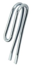 100 Curtain Tape hooks Pinch Pleat Tridis Hooks Zinc Plated French Box Pleating 