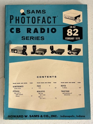 Sams Photofact Manuals CB Radio Series Instruction Sam’s VTG CB-68 to CB-155 - Picture 14 of 36