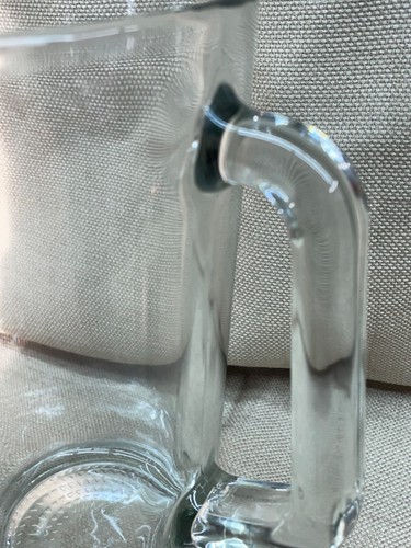 Coors Dry Beer Heavy Clear Glass Beverage Pitcher 9" Tall x 5" see pics - Picture 8 of 18
