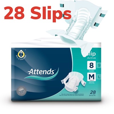 Attends Slips Regular 8 M Medium 28 Slips Inkontinenzeinlagen 203699 