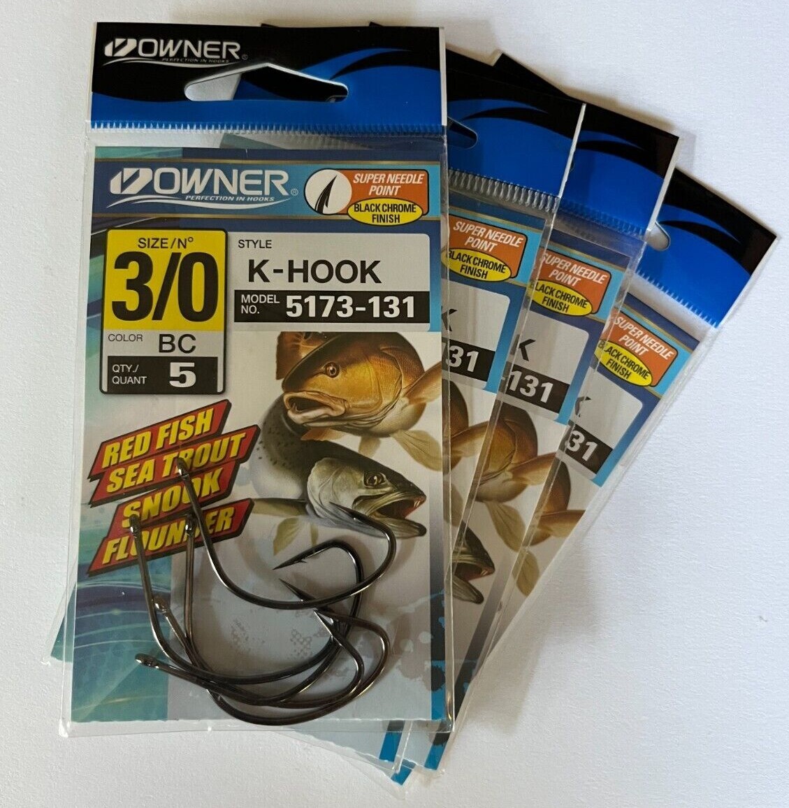 **1/2 OFF RETAIL** Owner 5173 KHook Kahle Hook Pick Your Size 4